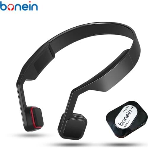 Bonein Bone Conduction Headphone Bn-701T Hearing Aid Earphone Built-In 220Mah Battery Bluetooth 4.0 Headset for Poor Hearing