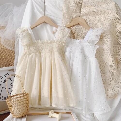 Childrens clothing 2020 summer new girl princess skirt baby Korean dress childrens foreign style suspender skirt dress skirt