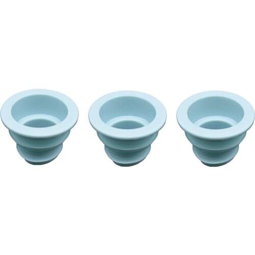 HLZS-3 Pieces of Kitchen Bathroom Sewer Pipe Washing Machine Drain Pipe Deodorant Sealing Ring Cover Silicone Deodorant Plug