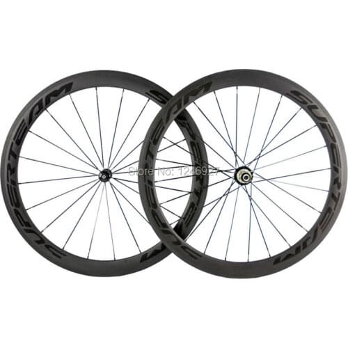 Chinese Carbon Fiber 50mm Carbon Wheelset Clincher Road Bike Wheel Carbon 700C Race Bike Wheelset