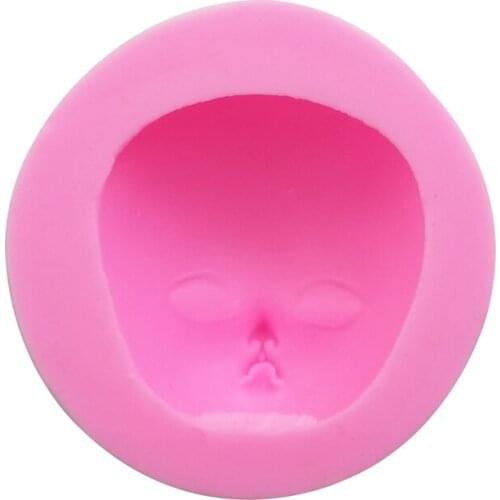 Free Shipping Woman Face Cooking Tools Silicone Mold Cake Chocolate Candy Jelly Baking Mold Fondant Cake Decorating Tools