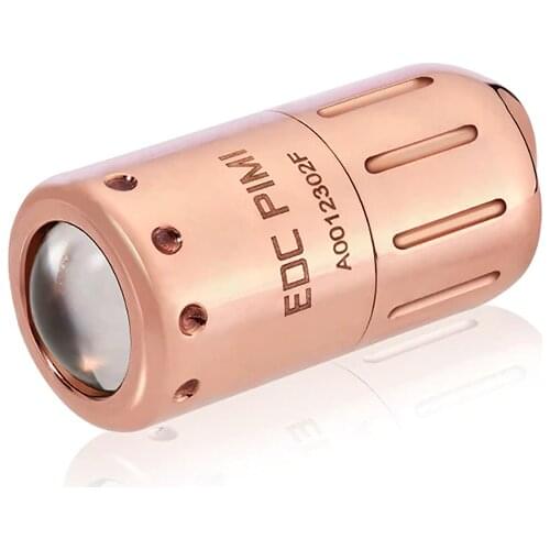 Original Lumintop EDC PIMI Copper Mini Flashlights CREE XPL-HI 100lm Keychain Flashlight with 10180 Battery for Self Defense