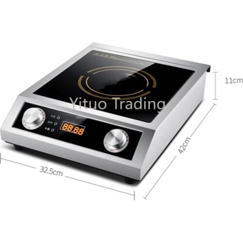NLG356 Commercial Induction Cooker 3500w Flat High Power Kitchen Canteen Stir-fried Soup Commercial Special Induction Cooker ED