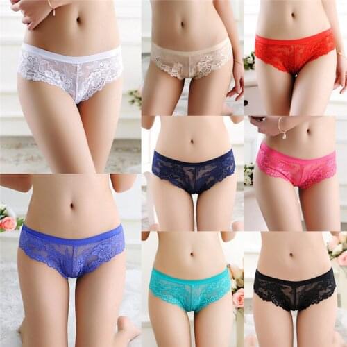 Thong Seamless Briefs Transparent Panties Women G String Sexy String Lingerie Lace