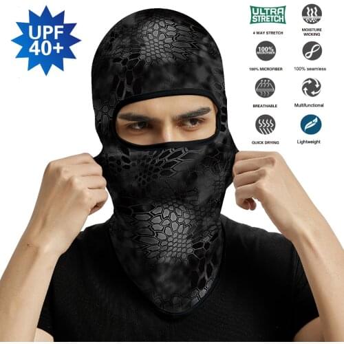 Tactical Black Buff Bandana Scarf Kryptek Hunting Balaclava Typhon Face Mask Camo Neck Gaiter Moutain Biker Headscarf Mossy Oak