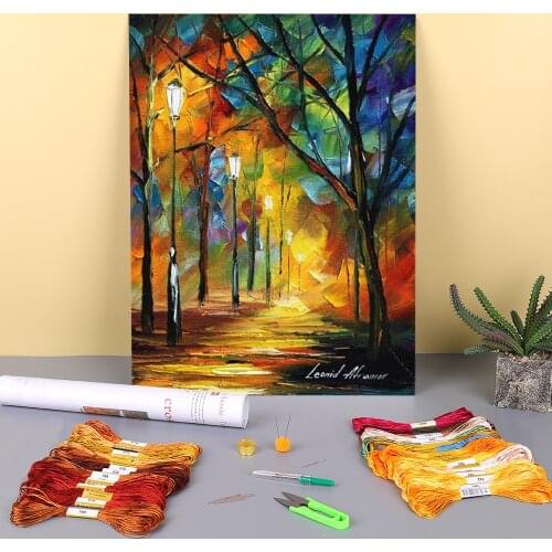 Strong Wind Printed 11CT Cross-Stitch Embroidery Full Kit DMC Threads Craft Painting Handicraft Hobby Wholesale Sales Adults