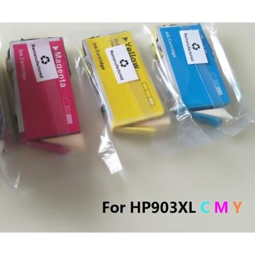 INK WAY 3 Pack Combo for HP903XL CMY RE-MANUFACTURED INK CARTRIDGE FOR HP OFFICE JET PRO 6950 6970 6960 etc