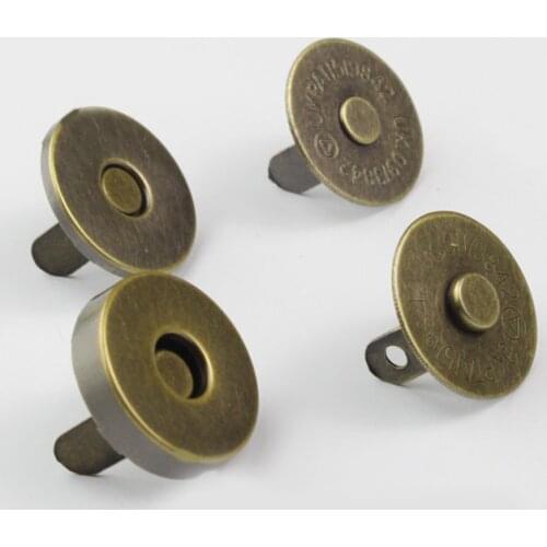 5pcs Wallet Button 14 mm 18 mm Bags Buttons Metal Snaps Environmental Clasps Thickening Magnetic Automatic Adsorption Buckle