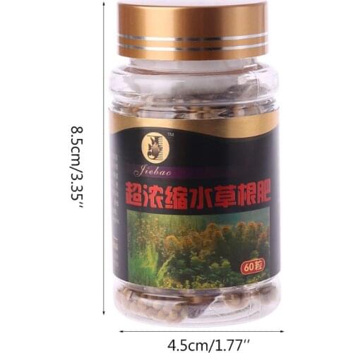 60pcs Aquarium Water Plant Root Fertilizer Nutrition Aquatic Fish Tank