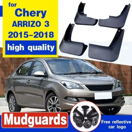 Car accessories ABS plastic Mud Flaps Splash Guard fender for Chery ARRIZO 3 2015 2016 2017 2018 Car styling