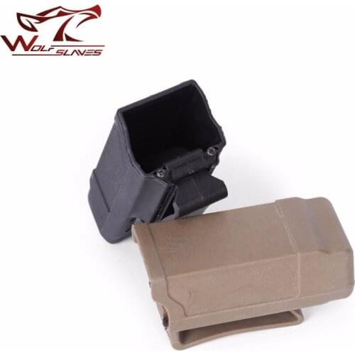 CQC Magazine Pouch Case Military waist Belt Pistol Clip Tactical Single Case Wide Open Airsoft Hunting Accessories