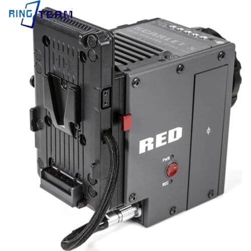 Wooden Camera 167000 WC BP Type RED Power Braided Cable V-Shaped Mounting Battery Plate Suitable For Red Epic Scarlet Camera