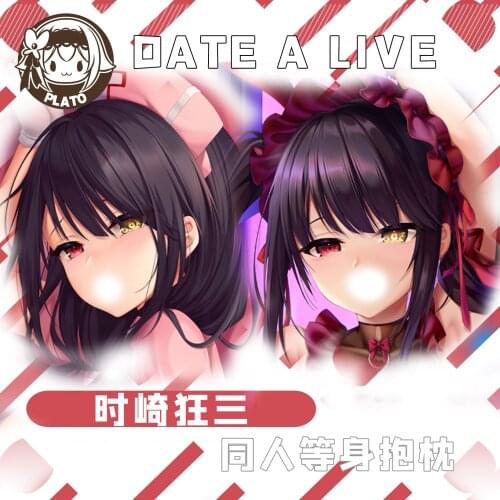Anime DATE A LIVE Tokisaki Kurumi Girl Double-Sided Dakimakura Hugging Body Pillow Case Cushion Cover Male Otaku Bedding Gift