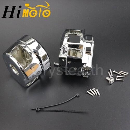 Chrome Handlebar Switch Housings Cover Cap For Suzuki GSX-1300R Hayabusa GSX-R GSXR 600 750 1000 GSXR600 GSXR750 GSXR1000