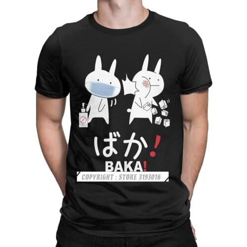 Class of Quarantined T Shirt Vintage Baka Toilet Paper T Shirts Men Japanese Rabbit Christmas Day Fashion New Tee Shirt