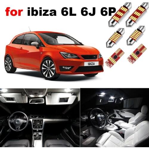 Led Interior Light Kit For Seat Ibiza 6L 6L1 6J 6P 6J5 6P1 6J1 6P5 6J8 6P8 2002-2016 Canbus Dome Map Car Light Accessories
