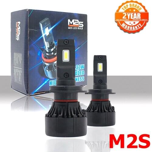 M2S 64W 6000LM H4 H7 H8 H11 h13 Car LED Headlights Bulb Fog Light H7 H11 H8 9005 9006 H1 880 Car LED Headlamp Kit