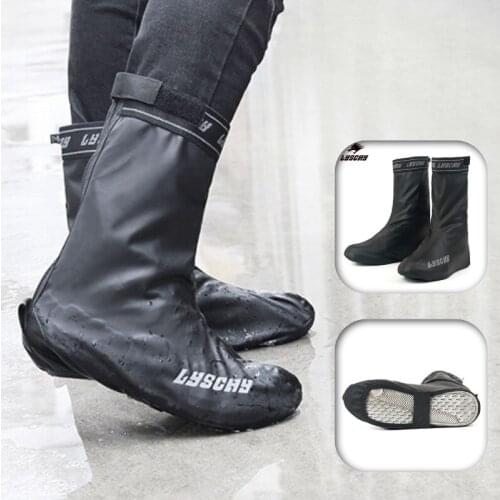 Motorcycle Protective Boots Waterproof Rain Shoes Covers Men Motocross Moto Overshoes Motorbike Riding Cycling Boots