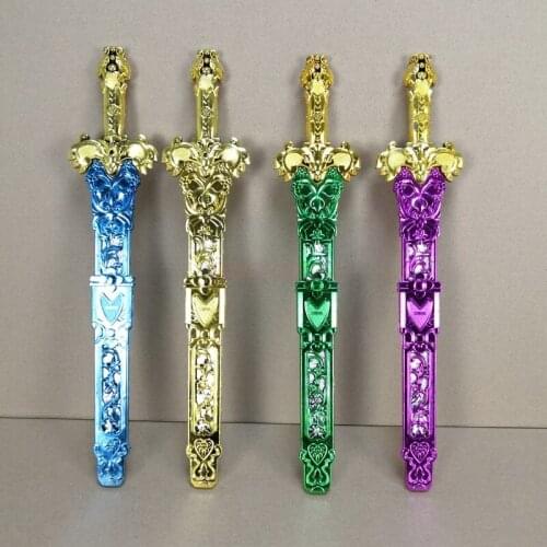 Plastic Sword Childrens Toy Safety Boy Props Red Long Version Random Modeling Sword 2021