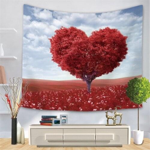 Pink beach tapestry 3D digital printing tapestry sunflower beach towel home furnishing fabric custom