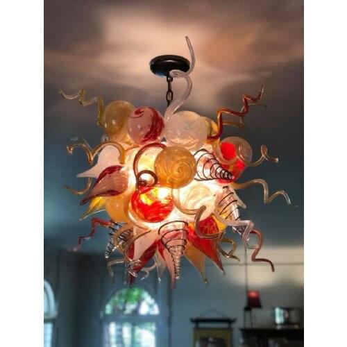 Modern Multicolor Murano Glass chandelier lighting Murano Hand Blown Coloured Glass Chandelier