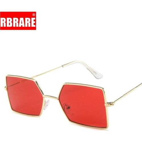 RBRARE 2021 Metal Frame Ocean Lens Sunglasses Women Lady Luxury Vintage Metal Eyeglasses Vintage Mirror Oculos De Sol Feminino