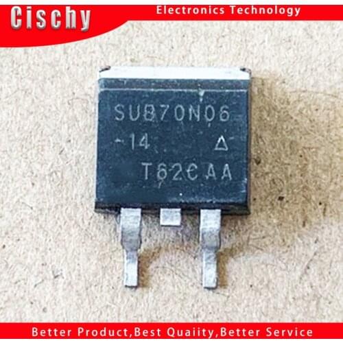 10pcs/lot SUB70N06-14 SUB70N06 70N06 TO-263 In Stock