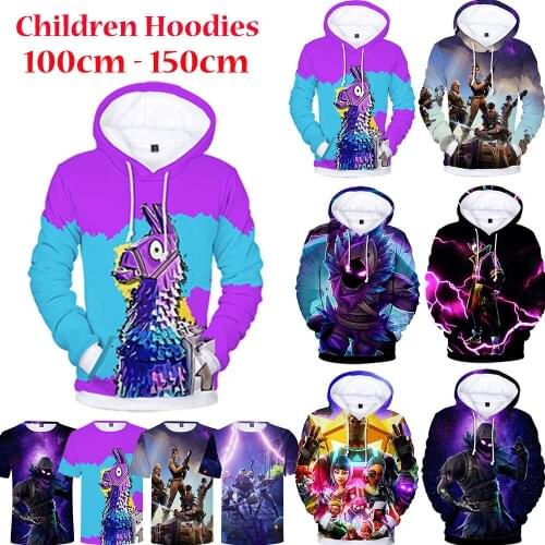100-150cm Children Hoodie Game 3D Hoodies Streetwear Hip Hop Warm Hoody Sweatshirt Harajuku Anime Hero Game 3D Hoodie