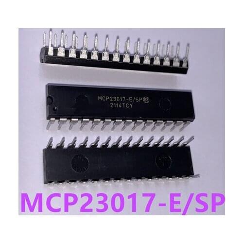2PCS MCP23017-E/SP DIP MCP23017 DIP28