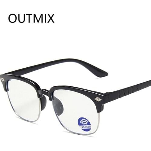 2020 New Kids Eyeglasses Anti-blue light glasses Children Fashion Simple Square Eyewear Frame Myopia Optical Mirror for Unisex