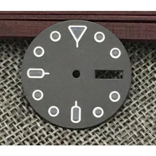 28.5mm Black Watch Dial for NH36 Movement with/no S Logo