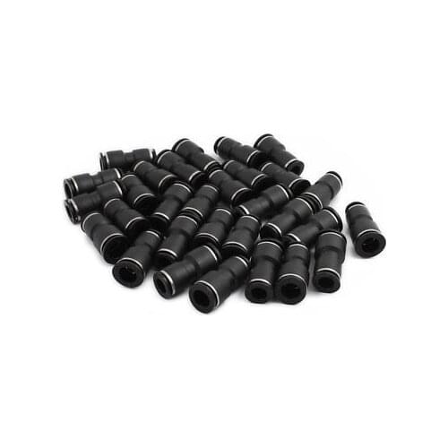 30Pcs 12mm to 10mm Straight Tube Pneumatic Air Quick Fitting Push In Connector