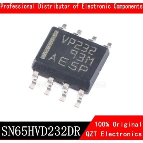 5pcs/lot new original SN65HVD232DR SN65HVD232D SN65HVD232 VP232 SOP-8 In Stock