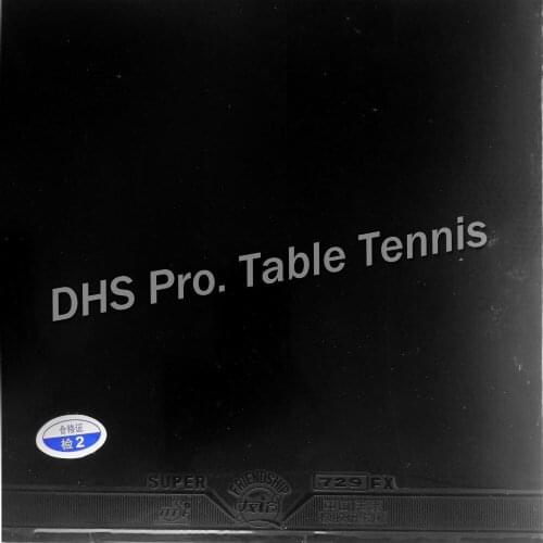 729 Super FX Black Rubber with Black Sponge Pips-in Table Tennis Rubber