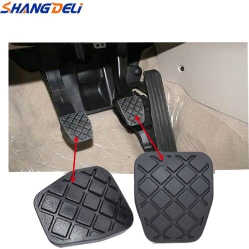 Black Clutch Brake Pedal Brake Pedal Rubber Anti-skid Pad for Tiguan Passat B7 Golf Car Accesories Interior