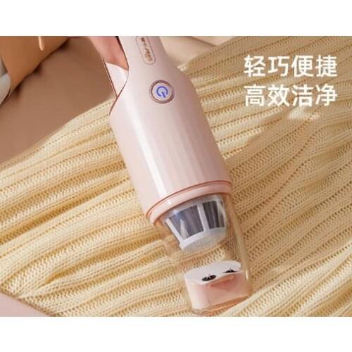 Household small handheld large suction powerful car - mounted wireless charging vacuum cleaner J06