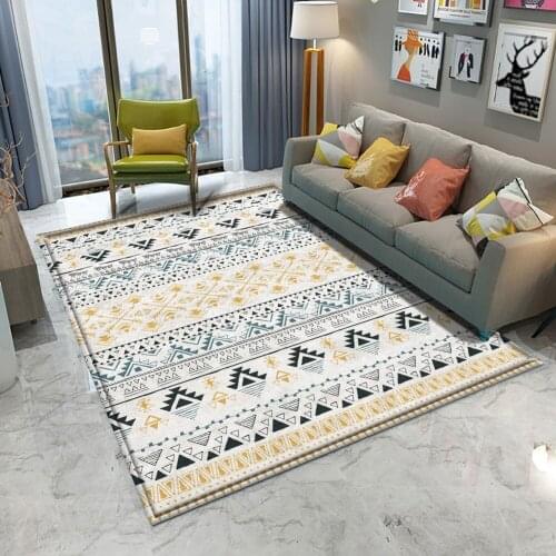 2021 Top Brand Elegan Carpet Printed Flannel Area Rug Room Floor Printed Carpet For Decorative Bedroom Living Room Crapet Home