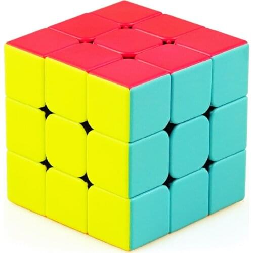 Zcube Colorful 3x3x3 Three Layers Magic Cube Profissional Competition Speed Cubo Stickerless Puzzle Magic Cube Cool Toy Boy
