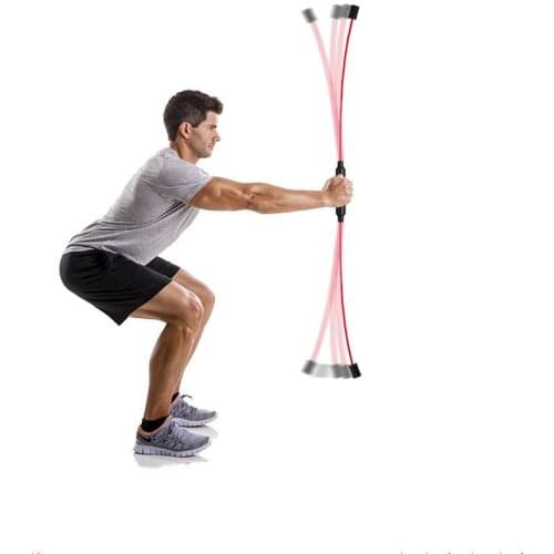 Multi-Function Fitness Training Exercise Elastic Stick Vibrating Rod Tremble Sports Yoga Wand Work Out Bar Tremble Yoga Wand