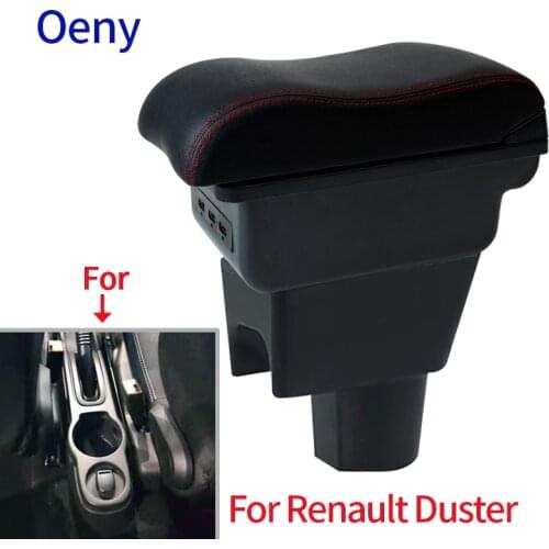 For Renault Duster Armrest For Nissan Terrano 3 For Dacia Duster Car Armrest box Center Storage box car accessories Interior