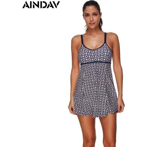 Professional Swimwear Women Geometric Two-Piece Swimsuits Tankini Set Sports Swimsuit Swimming Dress Bathing Suit Plus Size XXXL