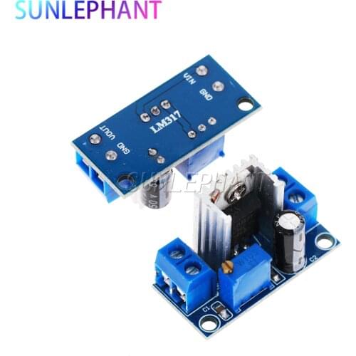 LM317 Adjustable Voltage Linear Regulator Power Supply LM317 DC-DC 4.2-40V To 1.2-37V Step Down Buck Converter Board Module