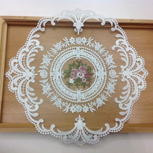 10 pcs Curtain placemats, decorative mats lace napkin, pillows, coasters, scarves, table mats and lace embroidery tablecloths