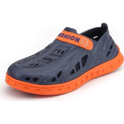 Breathable waterproof non-slip leisure summer rain light outdoor slippers sandals labor work shoes men male