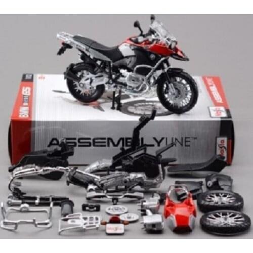 Maisto 1:12 BMW R1200GS Assemble DIY Motorcycle Bike Model Toy New In Box