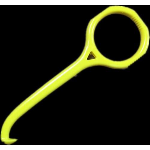 Dental Plastic Ortho Aligner Remover Invisible Braces Take Off Tools Yellow Color