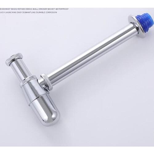 High quality brass p trap wash basin bottle trap water pipe siphon waste drain