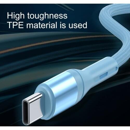 3A Type C Cable Fast Charging Liquid Silicone 1m Cord usbC For Samsung Huawei P40 P40 pro Xiaomi charger 3A USB-C Cable Cord