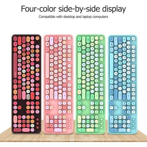 4 Colors MOFii Wireless Keyboard Mouse Combos 2.4GHz USB Receiver 1600DPI Office Optical Mice Keypad Set For Windows 7 8 10 Mac