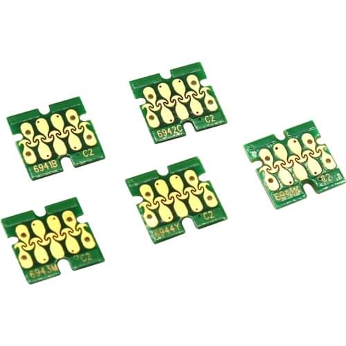 5pcs T6941-T6945 Cartridge Chip T3000 One Time Chip for Epson T3200 T5200 T7200 T3000 T5000 T7000 T3070 T5070 T7070 T3050